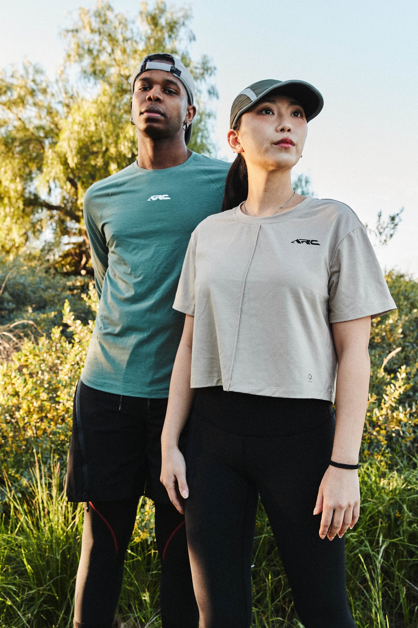 Women's ALSPRT Pintuck Tee (Sandstone)